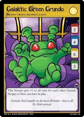Galactic Green Grundo